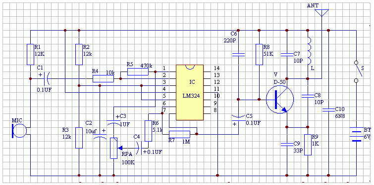 高灵敏无线探听器